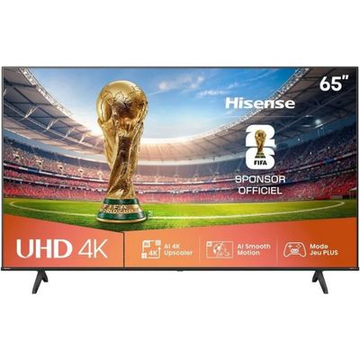 1 TV LED de marque Hisense - Modèle : 65A6Q - 65" (164 cm) -…