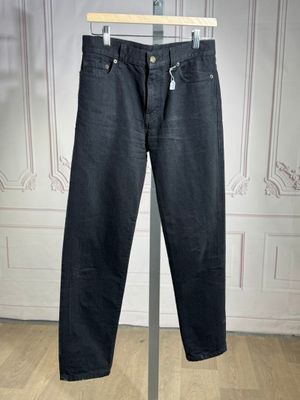 SAINT LAURENT Paris - Jean's mom fit, denim noir.
