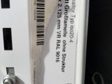 a white box with a barcode on it and a barcode on the side of it