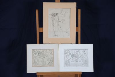 Ensemble de trois Estampes comprenant :