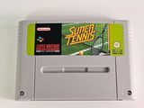 an image of a nintendo super tennis game on a white surface