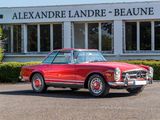 an image of a red car parked in front of a building