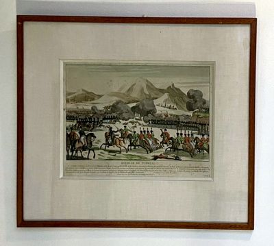 a picture of a picture of a horse race in the snow