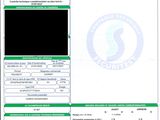 a close up of a document with a picture of a person on it