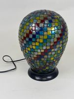Lampe en mosaïque de verre coloré de forme montgolfière et p… (photo 5)