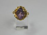 a gold ring with an amethorated amethorated amethorated amethorated amethorated amethorated amethora