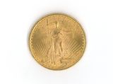an image of a gold coin on a white surface