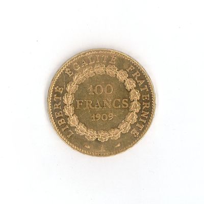 an image of a coin with the word france on it