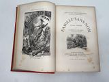 an open book with a picture of a man on a horse in the middle of it