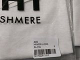 a white t - shirt with a black and white logo on it