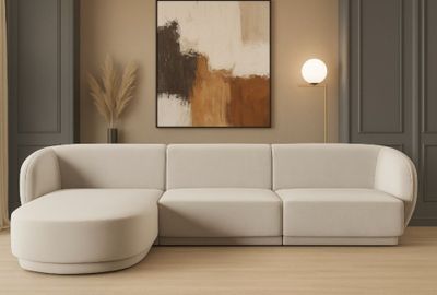 Canapé d'angle gauche 4 places LIONEL CXL by CHRISTIAN LACRO…