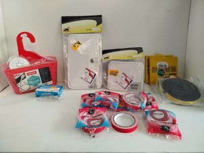 many items that are on the counter in the room
