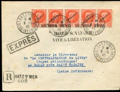 an old postcard with a stamp on the front of it