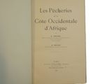 an old book with a black and white title on it