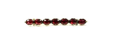 three garnets of garnets on a white background