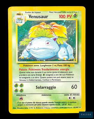 une carte sur laquelle figure l'image d'un personnage de Pokémon