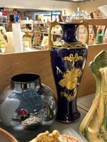 Lot comprenant : important vase blanc, coupe en cristal, lam… (photo 4)