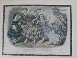 a picture of a picture of a group of people in dresses