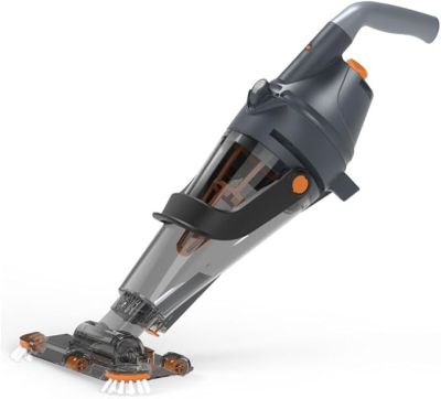 gros plan d'un aspirateur sur une surface blanche