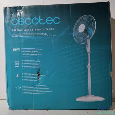 une image représentant une boîte contenant un ventilateur