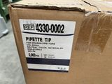 a cardboard box with a label on it that says pipette tip