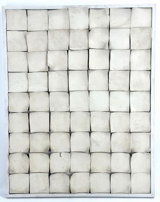 an image of a picture of a wall made of blocks of cement