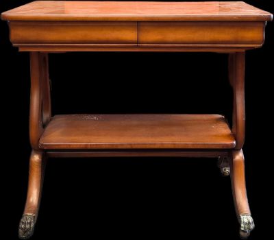 l'image d'une table en bois sur laquelle se trouve un tiroir
