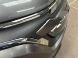 a close up view of a car ' s front bumper
