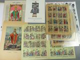 certaines illustrations sont exposées sur la table