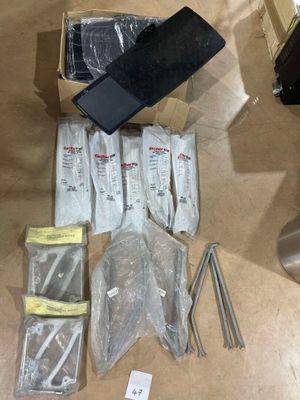 a lot of items that are on the floor