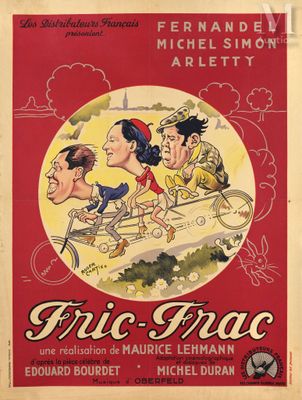 a poster for the movie fric fric