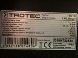 a close up of a label on the back of a vehicle