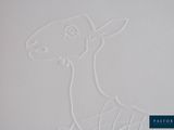 drawing of a goat on a white wall with the words pastor