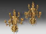 pair of gilet wall sconces in the louis xvi style