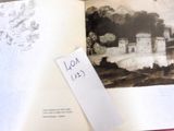 a picture of a book with a picture of a castle on it