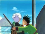 deux personnages d'anime assis l'un à côté de l'autre devant une fenêtre