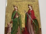 a book with a picture of two women and a child