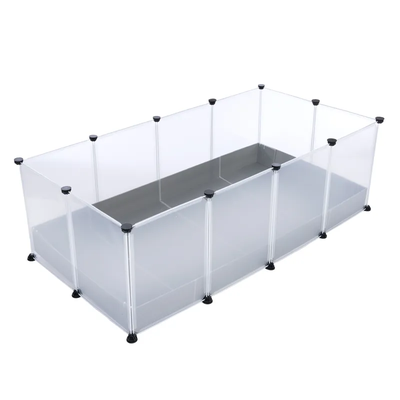 TIAKI-Enclos d'intérieur modulable pour petits animaux-12 pa…