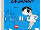 la couverture d'un livre sur laquelle figure un personnage de bande dessinée