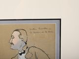 a picture of a drawing of a man with a mustache