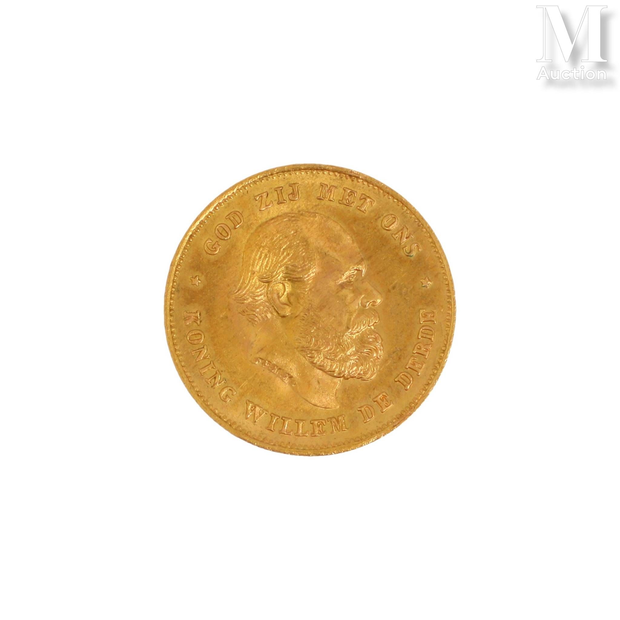 Pièce 10 Gulden or Pièce de 10 Gulden or, Guillaume III (187…