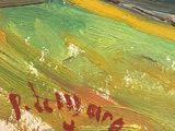 an image of a painting of a boat on a body of water