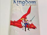 a book with a picture of a knight riding a dragon