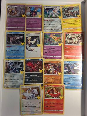 "Collection-PokÉMon-Cartes : Lot CÉLÉBrations (Lugia / HO-OH…