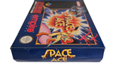 a box with a video game on it on a white surface