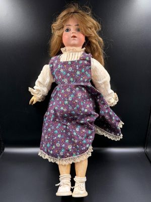 Poupée marcheuse BRU jeune R9 tête en biscuit pressé moulé, …