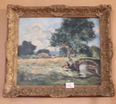 une photo d'un tableau accroché au mur