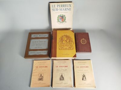 Réunion de sept volumes et brochures : Le Perreux-sur-Marne,…