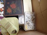 a box full of assorted items sitting on the floor