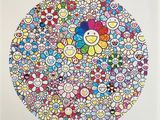 une image représentant un dessin d'un cercle orné de nombreuses fleurs de différentes couleurs